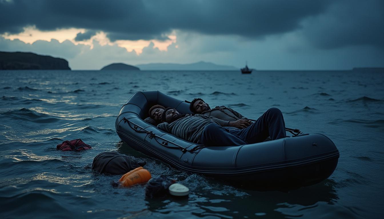 découvrez l'histoire tragique de quatre migrants qui ont perdu la vie en tentant de traverser la manche à bord d'un canot pneumatique. un récit poignant qui met en lumière les dangers des migrations maritimes et les défis rencontrés par ceux qui cherchent une vie meilleure.