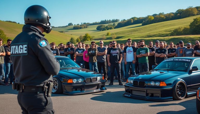 découvrez les tensions survenues entre passionnés de tuning et gendarmes lors du rassemblement à thoiry dans l'ain, un événement marqué par des confrontations et un climat électrique.