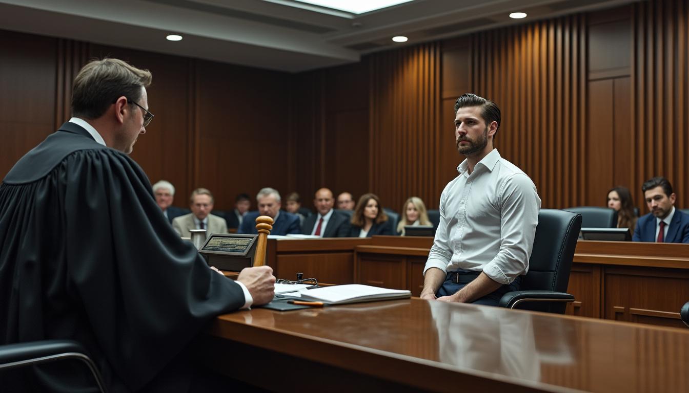 la justice condamne l'acteur matthias schoenaerts à huit mois pour l'obligation de repasser ses examens de conduite.