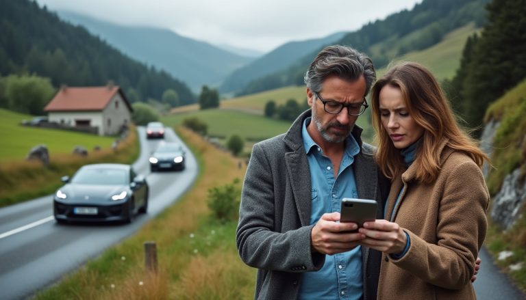 excédé par les touristes qui viennent tester leurs voitures dans le puy-de-dôme, un couple lance une application pour agir face aux nuisances.