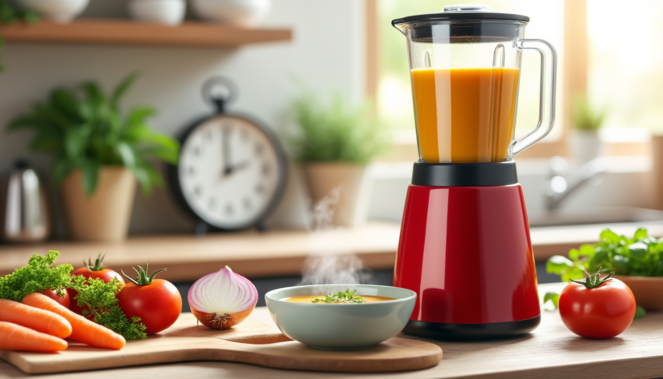 préparez des soupes maison en 25 minutes avec moins de vaisselle grâce à ce blender moulinex, actuellement proposé avec 40 € de réduction.