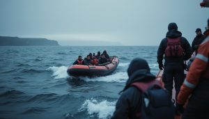une personne est morte après le départ d’un bateau depuis quend, dans le cadre d’une traversée de la manche.