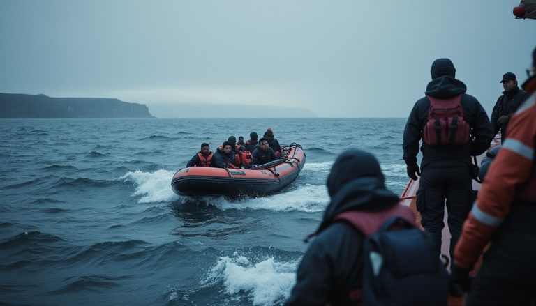 une personne est morte après le départ d’un bateau depuis quend, dans le cadre d’une traversée de la manche.