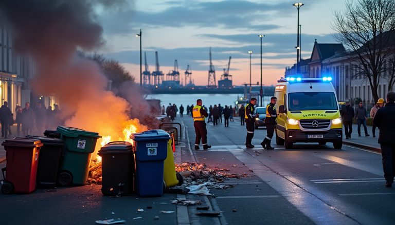 à rouen et au havre, retour sur les blocages, les incendies et les blessés, ainsi que sur les conséquences de ces événements.