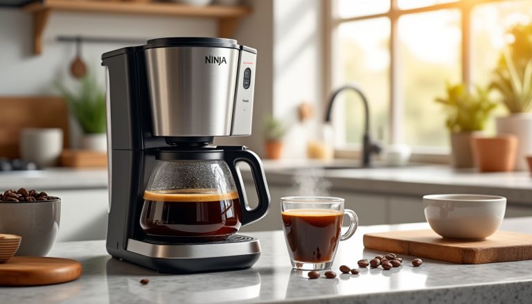savourez un café fraîchement moulu à la maison avec cette machine ninja avec broyeur. profitez de 10 % de remise grâce au code madamef10.