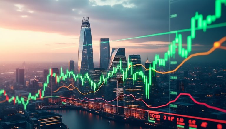 le ftse 100 se démarque et progresse, tandis que les autres indices boursiers peinent à suivre dans un contexte de marché difficile.